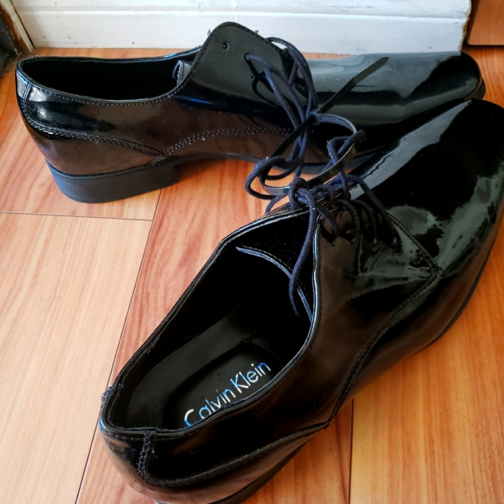 Calvin Klein Brodie Black Men's Tuxedo Shoes